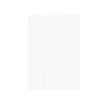 

60PCS Practical Graph Good Quality 6 Holes A5 Empty Refill Paper for School