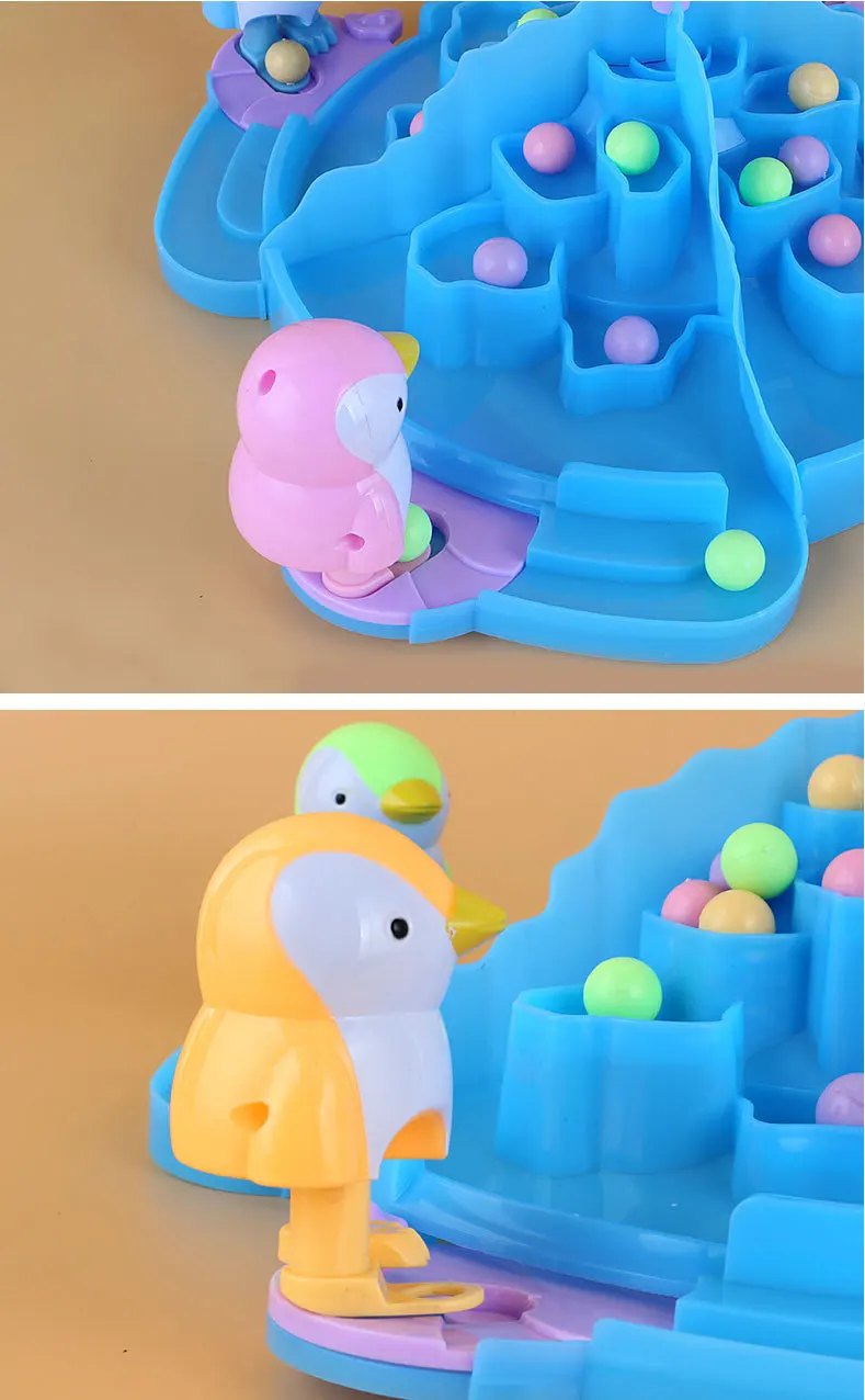 4584 Beat Penguin ледяной Пингвин играть в хоккей игрушки детские образовательные родитель и ребенок Интерактивная настольная игра подарок