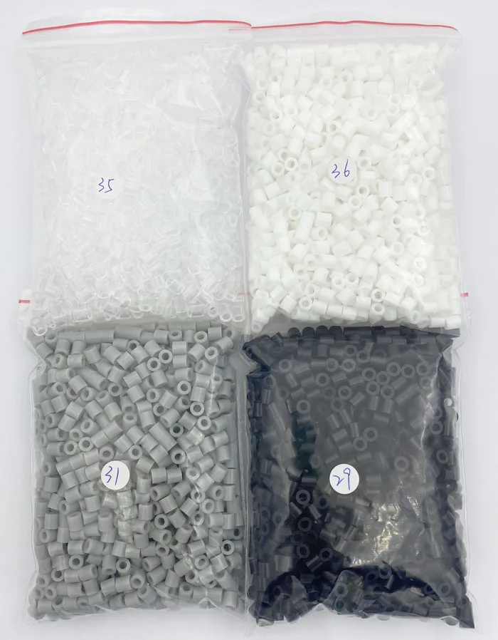 Rainbow Mix Iron Beads Craft Kit - 2000 Pieces for Creative Kids' Projects