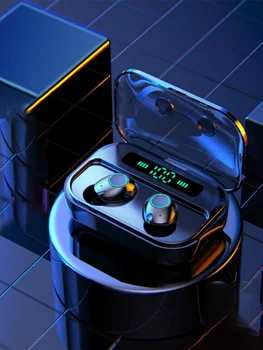 

earphone for new Bluetooth earphone Mini classic 5.0 True wireless in-ear earphone with LED digital display sports earphone