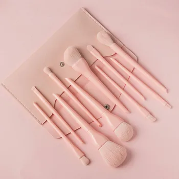 

10PCS Candy Colors Makeup Brushes Set Professional Eyeshadow Eyebrow Foundation Powder Blush Blending Brushes Cosmetic Tool