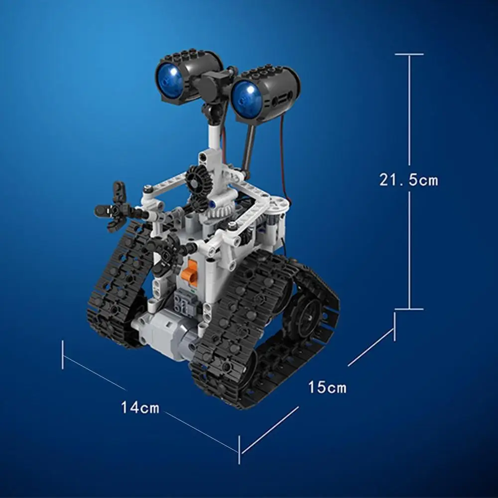 2019 NEW Upgrade Winner 7112 RC Robot 2.4G Intelligent Electric RC Robot Building Block DIY Unassembled Kit Robot Toy Kids Gift