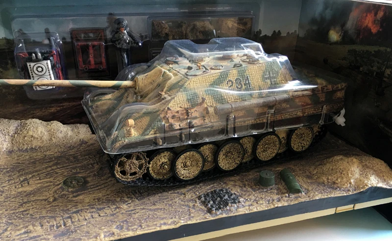 Fine 1/32 немецкий G1 строительный бак разрушитель внутренняя структура солдат сплав