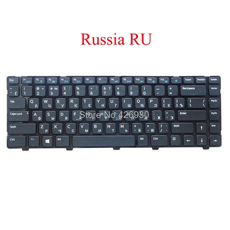 С подсветкой Клавиатура для ноутбука DELL Inspiron 3421 3437 M431R 5435 14R 5421 5437 V2421 3440 00918 м 0918