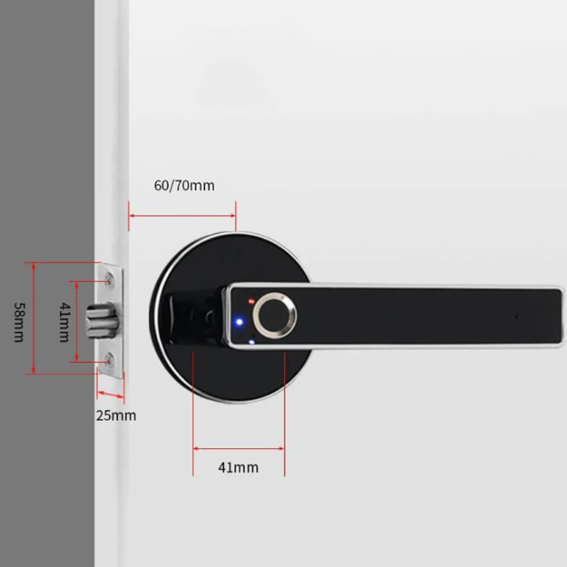 

6V Fingerprint Lock Smart Biometric Door Lock Home Security Locks PROFESSIONAL Home Garden Supplies