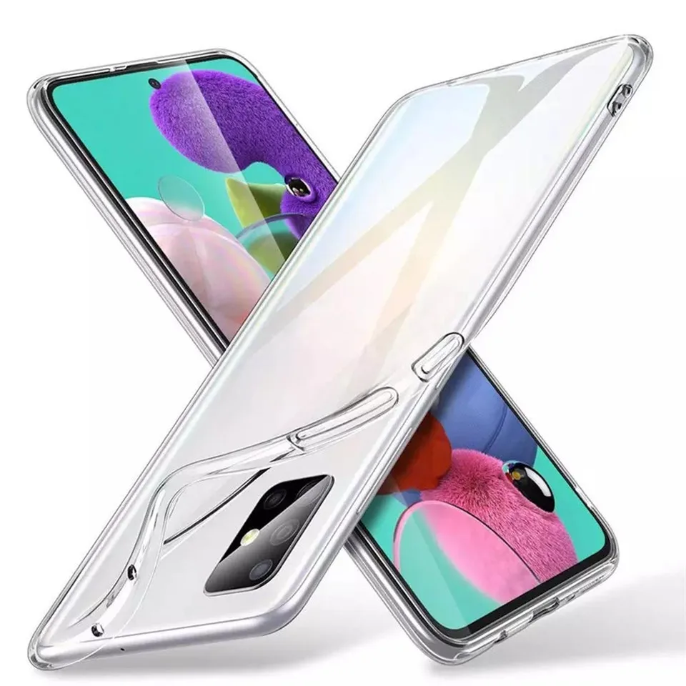 Чехол-накладка для Samsung Galaxy A51/A71 прозрачный ТПУ | Мобильные телефоны и аксессуары