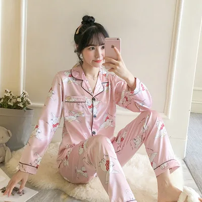 

2020 New Style Spring And Autumn Imitated Silk Fabric Cardigan Long-sleeve Suit m l x l Xx L