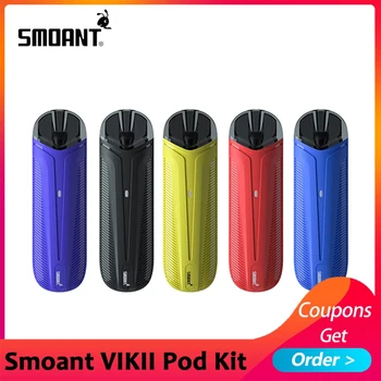 

Smoant VIKII Pod Syatem Kit With Built-in 370mAh Battery & 2ml Pod Capacity Electronic Cigarette Vape Kit VS Elven Pod Kit