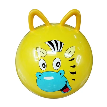 

New 18" Cat Ear Inflatable Jump Ball Hopper Bounce Retro Ball With Handle Gift 72XC