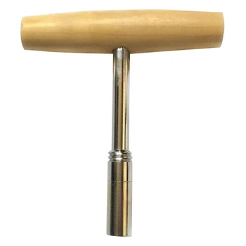 

1 Pcs Professional T Shape Piano Tuning Hammer Wrench Hardwood Handle Spanner Suitable for Piano Installation