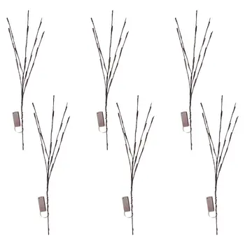 

6Pcs Simple LED Willow Branch Lights Lamp Christmas Decorative Lights Creative Tree Branch LED Lights LED Lamps For Hotel Bar