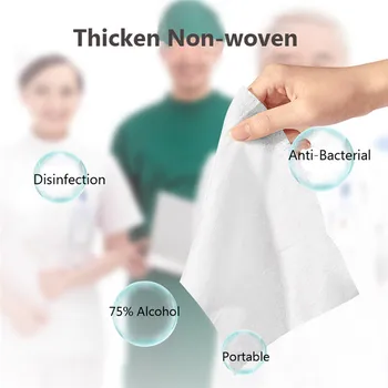 

10pc Antiseptic Cleanser Cleaning Sterilization Personal Disinfection Portable Alcohol Swabs Pads Wipes