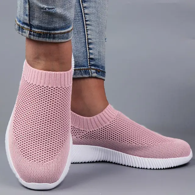 Tênis Esportivos Slip-on para Mulheres para o Verão