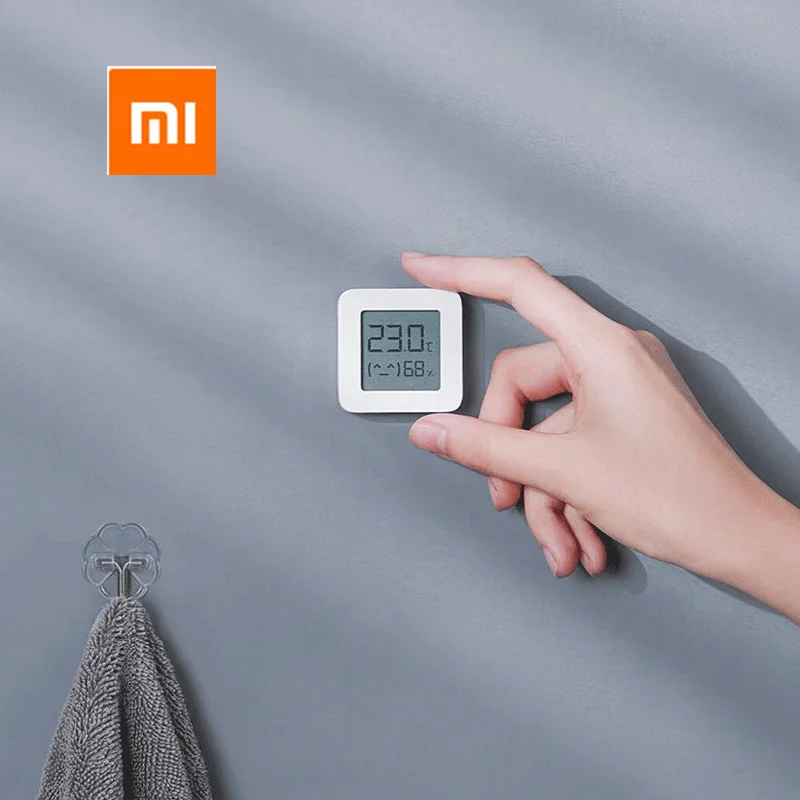 Новая версия) Xiaomi Mijia Bluetooth термометр 2 гигрометр беспроводной умный электрический цифровой термометр работает с приложением Mijia