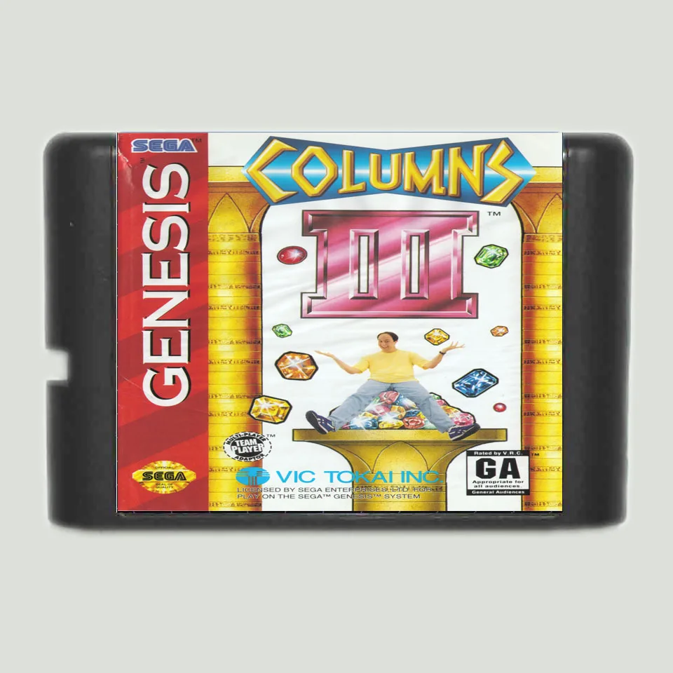 Колонки 3 NTSC-USA 16 бит MD игровая карта для Sega Mega Drive Genesis | Электроника