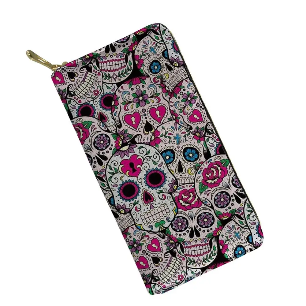 

Vintage 3D PU Leather Wallets for Woman Customized Own Pattern Clutch Zipper Purses Girls Long Money Coin Bag Card Holders