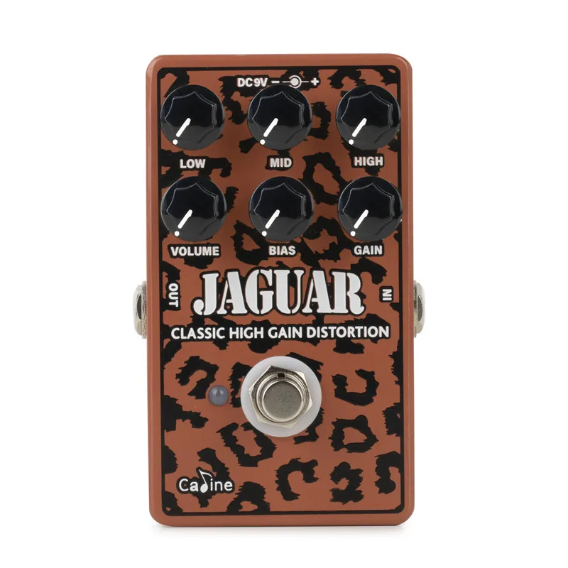 Caline CP-510 Jaguar Classic High Gain Distortion Guitar Effect Pedal Accessories | Спорт и развлечения