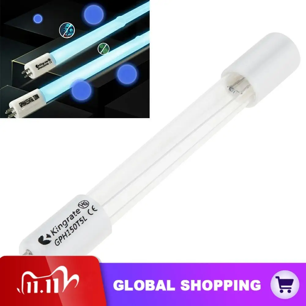 T5 6W 8W 10W 15W 17W UV Germicidal Lamp Ultraviolet Light Filter UV LED Tube Germicidal Bactericidal Lamp for Air Sterilization ► Photo 1/6