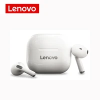 Lenovo-auriculares inalámbricos con Bluetooth LP40, dispositivo de audio estéreo con cancelación de ruido, alta definición, sin retraso, resistente al agua IPX5