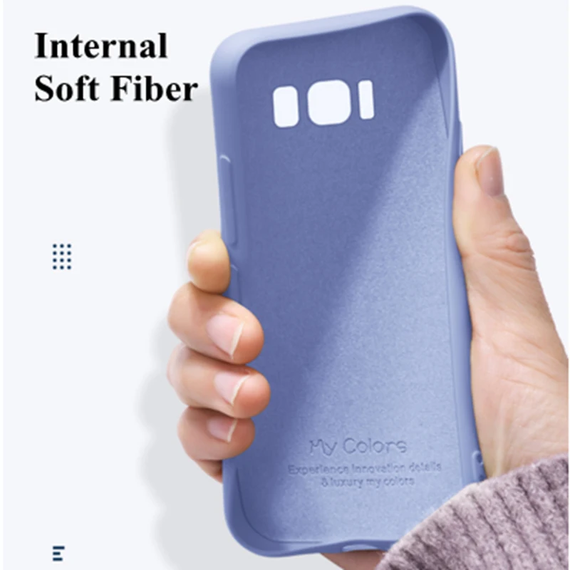 Жидкий Силикон Ударопрочный Мягкий чехол для samsung S10e S9 S8 плюс A10 A20 A30 A40 A50 A60 A70 M10 M20