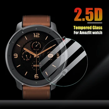 

iONCT HD Tempered Protective glass For Xiaomi Amazfit Pace glass watchband Huami Amazfit Strato GTR 42/47MM Screen protector