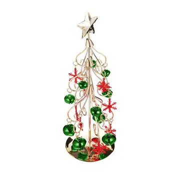 

1pc Mini Christmas Tree Christmas Tree Iron Christmas Ornament Showcase Decor Christmas Scene Decoration Ornaments