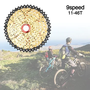 

VIARON MTB Cassette Freewheel 9 Speed 11-46T Lightweight Sprockets Rotio Tower FlyWheel