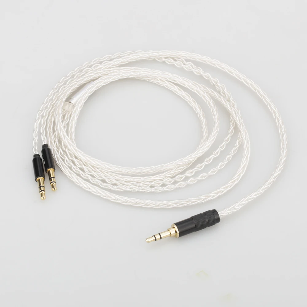 Audiocrast HIFI 8 Cores 7N OCC Silver Plated OCC Balanced Headphone upgrade cord cable For Hifiman SUNDARA he400i he400s HE560