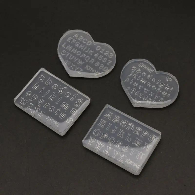 

2Pcs 3mm Small Numbers Letters Mold Resin Message Fillings Making Jewelry Making Y4QB