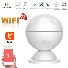 Tuya WiFi Smart PIR Motion Sensor Smart Life Body Sensor Motion Alarm Detector for Smart Home Security Alarm System,No Hub Need