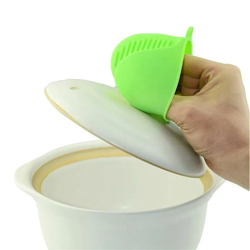 Thicken Baking Silicone Oven Mitts Microwave Oven Glove Heat Insulation Anti-slip Grips Bowl Pot Clips 2pc Kitchen Gadgets silicone oven mitts kitchen gloves silicone oven gloves