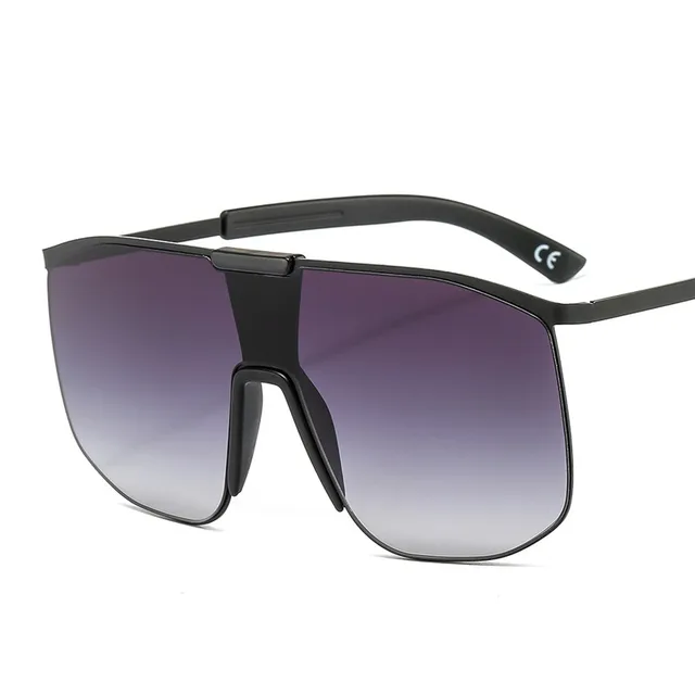 Vintage Oversized Shield Sunglasses for Retro Style Lovers Unisex - Image 5