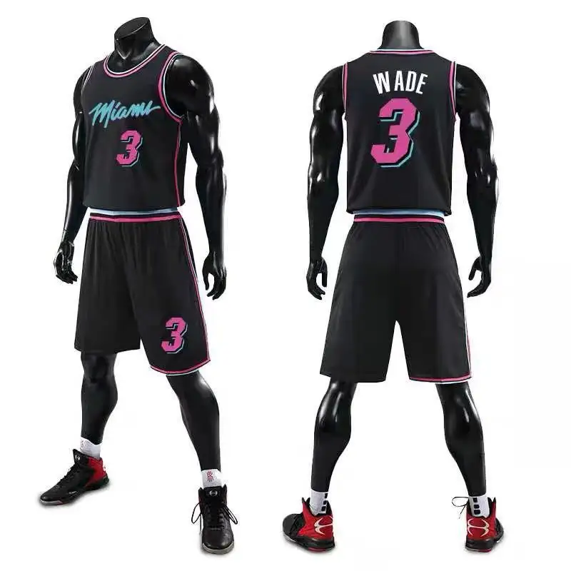 

Children Basketball Clothes Suit Men's Customizable Printed Number Sports Vest Training Racing Suit 3 City Edition Jersey Shirt