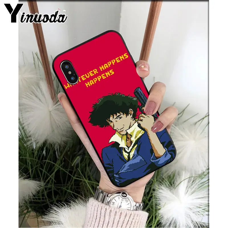 Yinuoda ковбойский Бибоп See You Space TPU Мягкий силиконовый чехол для телефона iPhone 5 5Sx 6 7plus 8 8Plus X XS MAX XR