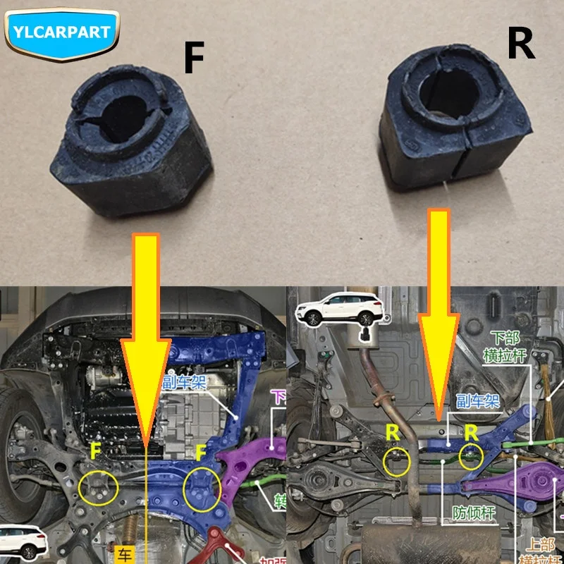 

For Geely Atlas,Boyue,NL3,SUV,Proton X70,Emgrand X7 Sports,Car stabilizer,Anti-roll bar bushinging