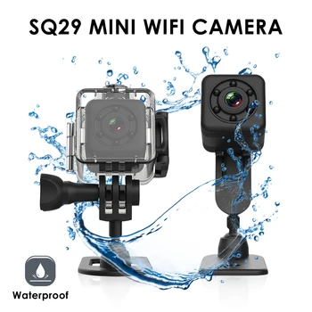 

2pcs Home Security Camera SQ29 HD WIFI Small Cam Video Sensor Night Vision w/ Waterproof Shell Camcorder Micro Camera DVR Motion