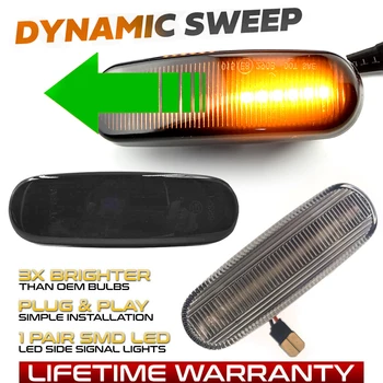 

LED Dynamic Side Marker Light Repeater Lamp For Peugeot Bipper Van Tepee For Citroen Nemo Panel Van Estate For Lancia Musa 350