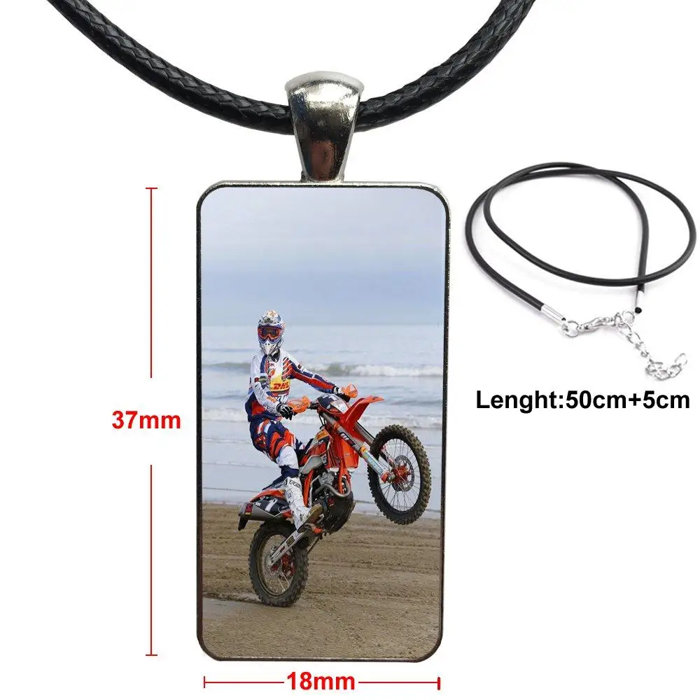 Dirt Bike Cross Stainless Steel Cremation Jewelry - Perfect Memorials