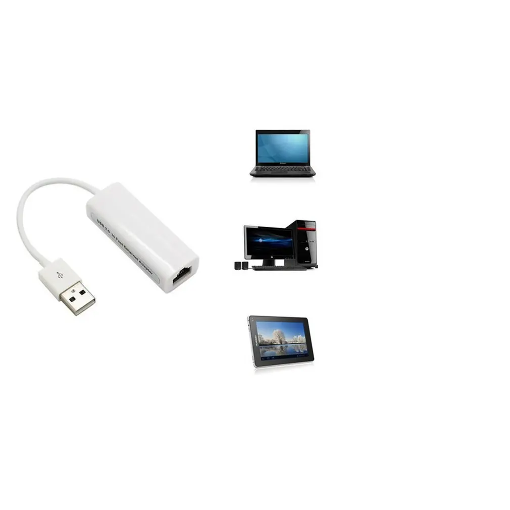 USB 2,0 Проводная сетевая карта внешняя USB к RJ45 сетевой порт линия высокая скорость и стабильность USB прямое подключение кабеля