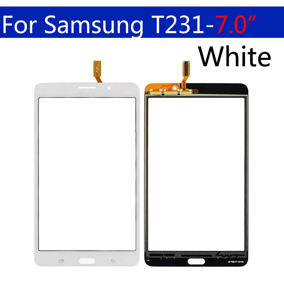 Сменный сенсорный экран 7 0 "для Samsung Galaxy Tab 4 T231 T230 с цифровым преобразователем