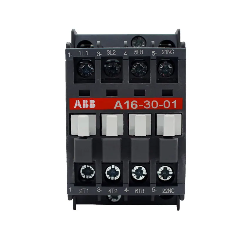 ABB AC Контактор A9-30-01 A12-30-01 A16-30-01 220V380V110V24V9A12A16AMain contact3NOAuxiliary contact1NO или 1NC