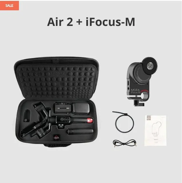 Moza Air 2 3-осевое переносное карданное Maxload 4,2 кг AIR2 стабилизатор для DSLR sony цифровой зеркальной камеры Canon Nikon w 3/8 1/4 винт PK DJI Ronin S - Цвет: Air 2 with ifocus