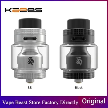 

Original KAEES Solomon Mesh RTA 3.5ml /6.5ml Capacity Atomizer Postless Mesh Build Deck 25mm Diameter Vape Tank VS Solomon 3 RTA