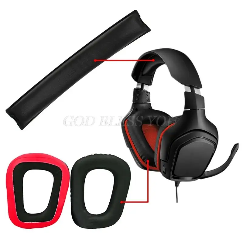 Амбушюры для игровой гарнитуры сменные амбушюры Logitech- G331G332 G432 G431 G430 G230 G231 G930