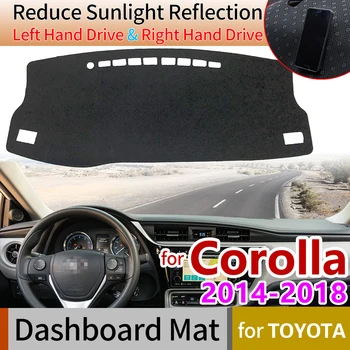 

for Toyota Corolla E170 E160 2014 2015 2016 2017 2018 Anti-Slip Mat Dashboard Cover Pad Sunshade Dashmat Carpet Accessories Rug