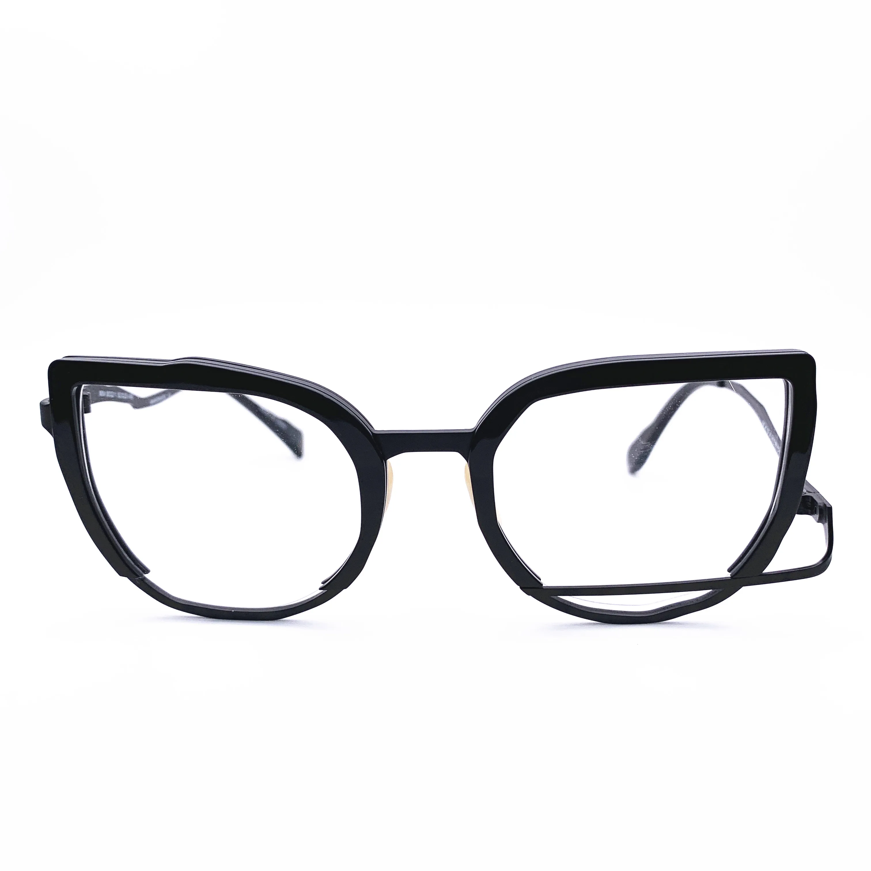 

Belight Optical Women Japan Irregular Cat Design Vintage Glass Prescription Eyeglasses Optical Spectacle Frame Eyewear MM-0032