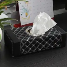 Коробка для салфеток автомобиля из искусственной кожи подлокотник Тип красное вино коробка салфеток держатель авто аксессуары для интерьера