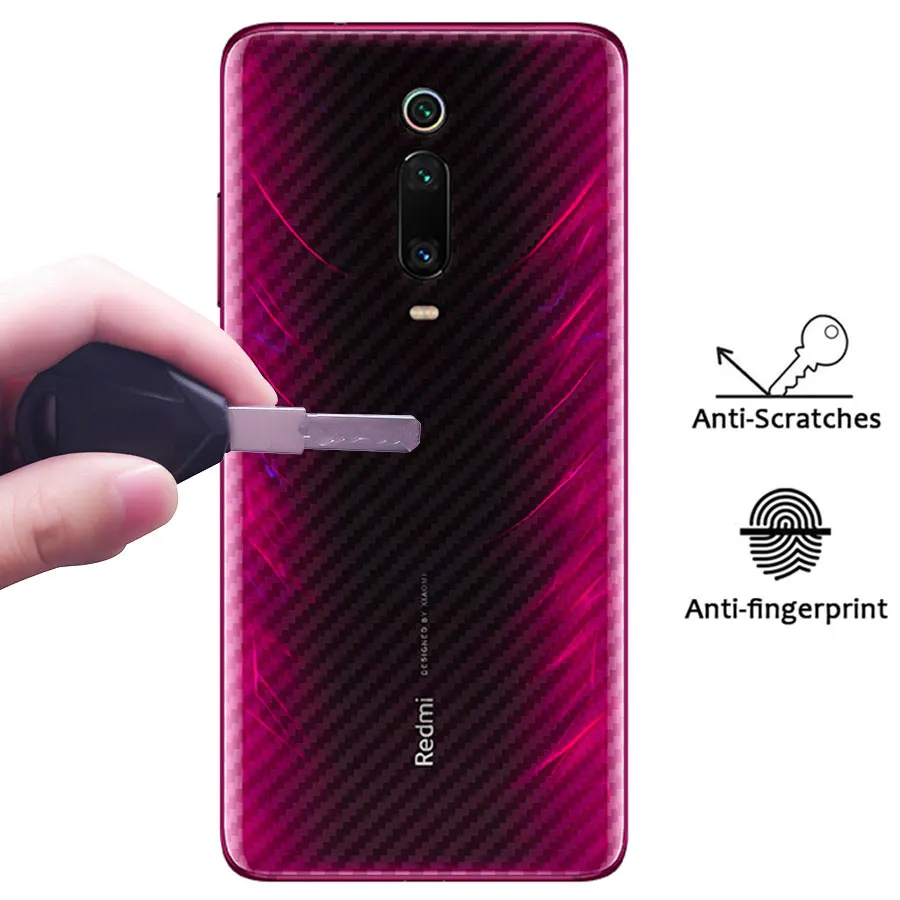 100 шт. Защитная пленка для задней панели из углеродного волокна Xiaomi Mi 9T 9 8 CC9 Pro
