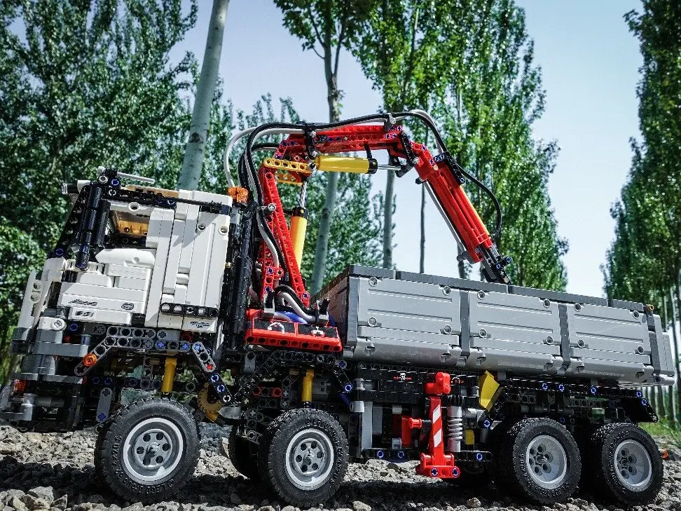 20005 Benzz Arocs tuck 3245 Technic модель строительные блоки совместимы с Iegoset 42043 развивающие игрушки рождественские подарки