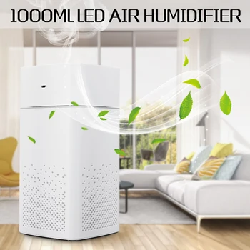 

1000ml USB Portable Air Humidifier Aroma Oil diffuser Atomizer Ultrasonic humidificador Aromatherapy Capacity Car Home 7 Color